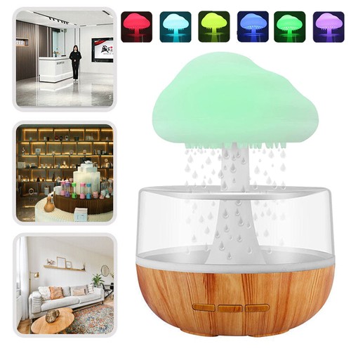 Rain cloud air humidifier with - rain,