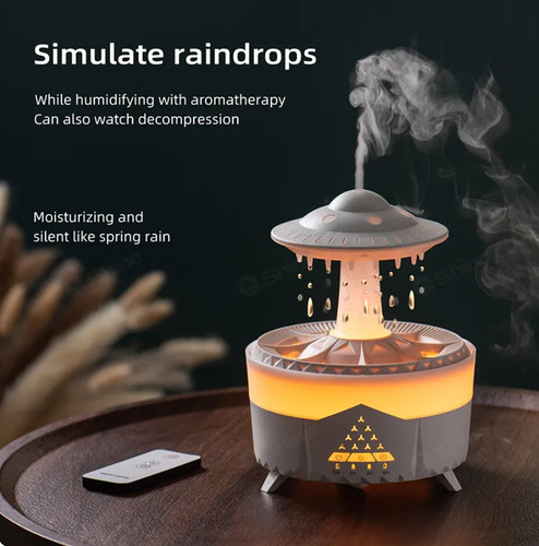 Rain cloud humidifier - cloud,