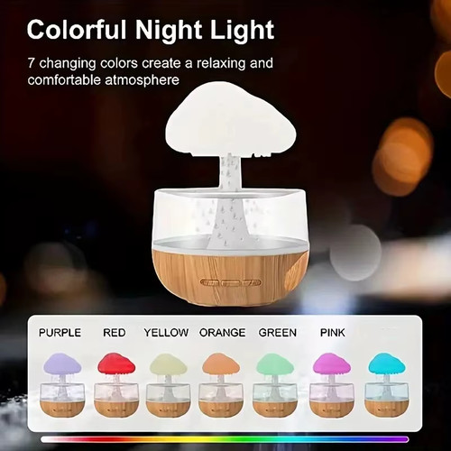 Rain cloud humidifier - cloud, colorful