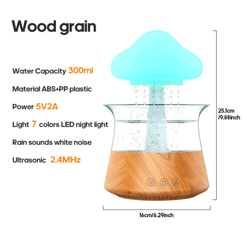 Rain cloud air humidifier - cloud,