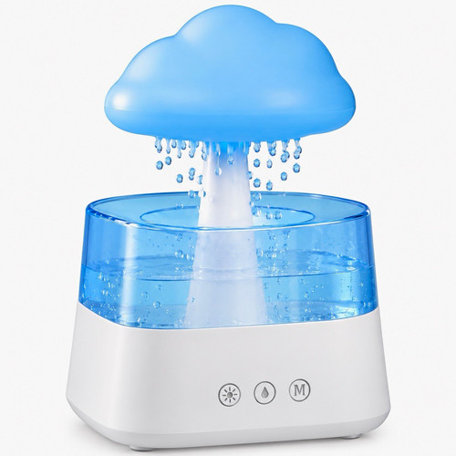 Rain cloud humidifier - cloud,