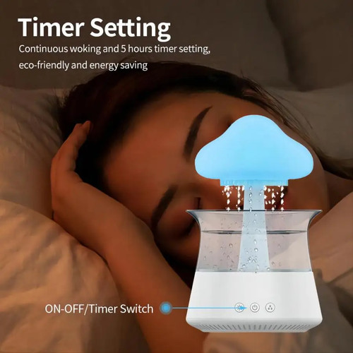 Relaxing cloud rain diffuser - cloud,